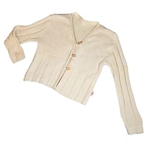 Iwenciw Cardigan NY Designer Sweater Fun L Functional Sustainable Cottage Knit
